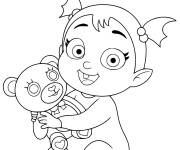 Coloriage et dessins gratuit B&eacute;b&eacute; de Vampirina à imprimer