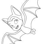 Coloriage et dessins gratuit Chauve Souris Vampirina Disney à imprimer