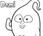 Coloriage et dessins gratuit Demi rigolo de Vampirina à imprimer