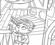 Coloriage Edgar Pepleson &agrave; la maison de Vampirina