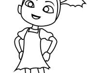 Coloriage Fille Vampirina stylis&eacute;