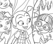 Coloriage Gar&ccedil;on et filles Vampirina de Disney