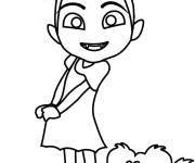 Coloriage Illustration Vampirina et Wolfie
