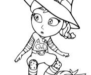 Coloriage et dessins gratuit La petite vampire Vampirina à imprimer