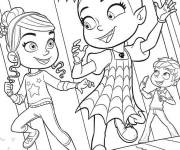 Coloriage Les filles de Vampirina en s'amusant