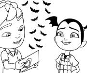 Coloriage Lettre d'amour de Vampirina