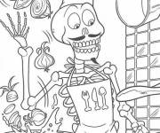 Coloriage Squelette de Vampirina