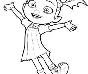 Coloriage et dessins gratuit Vampirina joyeuse à imprimer