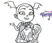 Coloriage Wolfie et Vampirina &agrave; imprimer