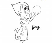 Coloriage et dessins gratuit Joie Vice Versa à imprimer