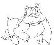 Coloriage Tom et Jerry gratuit &agrave; colorier
