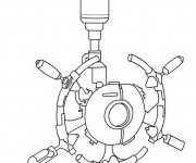 Coloriage Auto personnage de Wall-E