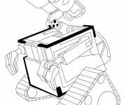 Coloriage et dessins gratuit dessin Wall-E en ligne à imprimer