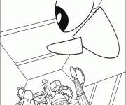 Coloriage Les amis de Wall-E