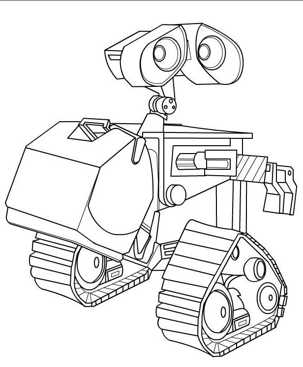 wall e dessin robot 8413