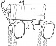 Coloriage Wall-E robot