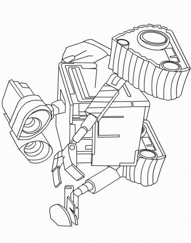 wall e robot dessin 8416