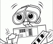 Coloriage Wall-E robot en ligne