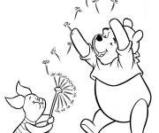 Coloriage Beaucoup de fun pour Winnie et son ami