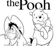 Coloriage Bourriquet et Ourson en ligne