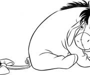 Coloriage Bourriquet ,l'ami de Winnie