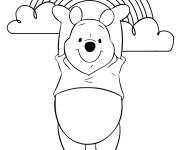 Coloriage L'arc-en-ciel de Winnie l'ourson