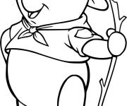 Coloriage L'explorateur Winnie ourson
