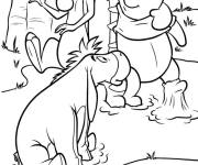 Coloriage La surprise de Winnie de ses amis
