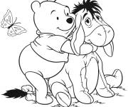 Coloriage Pooh c&acirc;lins Bourriquet