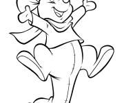 Coloriage Ru, le petit ami mignon de Winnie ourson
