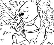Coloriage Winnie c&acirc;lin porcelet
