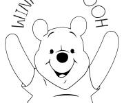 Coloriage Winnie l'ourson avec son nom