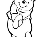 Coloriage Winnie ourson amoureux