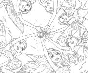 Coloriage et dessins gratuit F&eacute;e de la s&eacute;rie Winx Club Le retour de la magie à imprimer