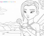 Coloriage Flora et Bloom de Winx Club Le retour de la magie