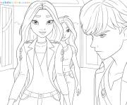 Coloriage Sc&egrave;ne de Tecna Winx Club Le retour de la magie