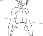 Coloriage et dessins gratuit Tecna debout à imprimer