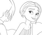 Coloriage Tecna et Flora de Winx Club Le retour de la magie