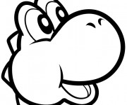 Coloriage et dessins gratuit Magique Yoshi à imprimer