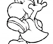 Coloriage Yoshi gratuitement