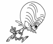 Coloriage Candy m&eacute;chant