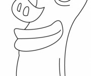 Coloriage Etno &agrave; imprimer