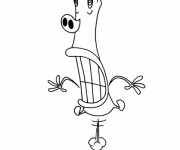 Coloriage Etno tout en sautant