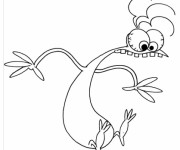 Coloriage Zinzin de l'espace vert