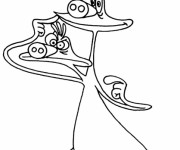 Coloriage Zinzin facile &agrave; imprimer