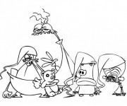 Coloriage Zinzin portent leurs pyjamas