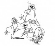 Coloriage Zinzin pour enfants