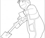 Coloriage Zou gratuit à imprimer