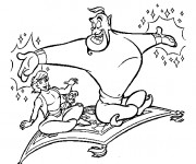 Coloriage Aladdin 36