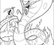 Coloriage Aladdin 39
